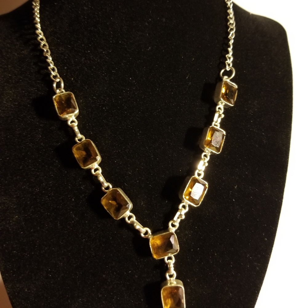 Sterling Silver & Smokey Quartz (NWOT)